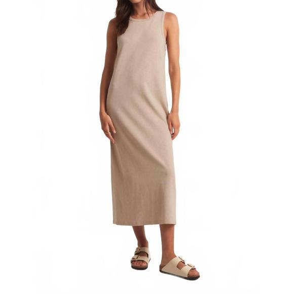 NEW Z SUPPLY mystic midi dress in putty - Picture 1 of 3